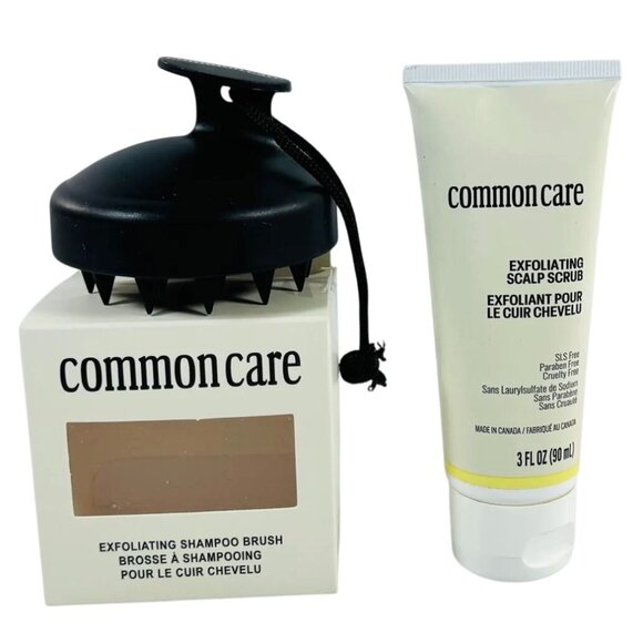 Common Care Exfoliating Scalp Scrub & Shampoo Brush 3oz/90mL - Picture 1 of 4